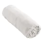 Drap Housse Double Gaze de Coton Blanc – 90 x 190 cm – Bonnet 30 cm