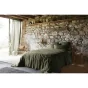 Drap housse 180 x 200 cm – Lin lavé Soline Thym - Bonnet 30 cm