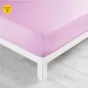 Lot de 2 draps Housse Queen size 160 x 200 x 30 cm Coton 57 fils Rose