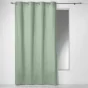 Rideau a oeillets 140 x 240 cm coton uni panama Sauge