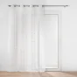 Lot de 2 voilages a oeillets 140 x 240 cm  imprimé metallisé Ariane Or rose