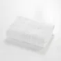 Serviette de toilette 50 x 90 cm eponge unie tendresse Blanc