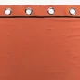 Lot de 2 rideaux à oeillets 140 x 240 cm Coton lavé Linette Terracotta
