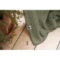 Lot de 2 rideaux 140 x 300 cm réglables double gaze de coton Romarin