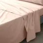 Drap plat 1 pers. 180 x 290 cm percale de coton 78 fils Nude