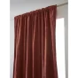Rideau Occultant Galon Fronceur 140 x 260 cm Blackout & Polaire Bjorn Terracotta