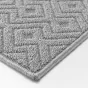 Tapis anti dérapant  rectangle 50 x 120 cm bouclette Losi Gris
