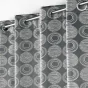 Rideau a oeillets 140 x 280 cm jacquard Caelia Gris