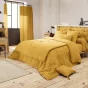 Edredon gaze de coton 150 x 150 cm Jaune safran