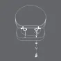 Abattant wc charnieres metal 18 pouces mdf imprime vagabonde Sans