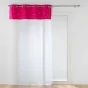 Voilage grande hauteur a oeillets 140 x 280 cm Velours phosphorescent Moonlight Fuchsia