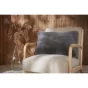 coussin déhoussable 40 x 60 cm polyester sven loup