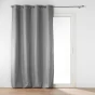 Rideau à oeillets isolant thermique 140 x 260 cm jacquard Polarine Gris