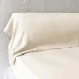 Taie de Traversin 43 x 185 cm - Lyocell Uni Lysandre Pampa - 147 g/m²
