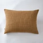 Taie d'oreiller gaze de coton tissée 50 x 70 cm gaïa mix Camel