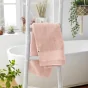 Serviette de toilette 50 x 90 cm éponge unie garance emeraude Vert foncé