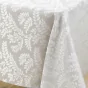 Nappe rectangle 140 x 240 cm jacquard doriane Taupe