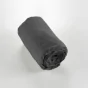 Pack 4 pcs housse de couette 240 x 220 cm  en flanelle de coton Candice Anthracite