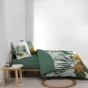 Housse de couette 240 x 220 cm coton 42 fils + 2 taies Florida