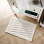 Tapis de bain 50 x 80 cm coton jacquard tufte angelis Sans
