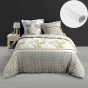 PacK housse de couette 240 x 220 cm  percale 78 fils Melisse + DH 140x190  Blanc
