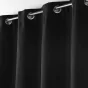 Rideau tamisant 135 x 260 cm isolant thermique Micropolar Noir