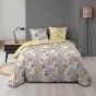 Parure de couette réversible  240 x 220 cm en microfibre de flanelle Claudia