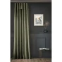 Rideau Ajustable Sixtine Thym - 140 x 270 cm - Coton Flammé 8 Anneaux Pince