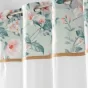 Panneau a oeillets 140 x 240 cm voile sable+top imprime+jute alissia top Menthe