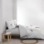 Housse de couette 240 x 220 cm coton 42 fils + 2 taies Happy dream