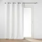 Rideau a oeillets 135 x 240 cm occultant chambray uni chinea Blanc