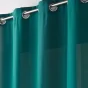 Rideau a oeillets 140 x 280 cm microfibre unie absolu Emeraude