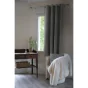 Lot de 2 Rideaux luxe occultant + isolant phonique polaire L140 x H180 cm Inuit Anthracite