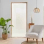 Panneau passe tringle 90 x 200 cm voile tisse carlin Naturel