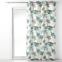 rideau tamisant 140 x 260 cm polyester imprime banany
