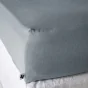 Drap Housse 180 x 200 cm en Lyocell Uni Lysandre Stone