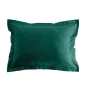 Taie d'oreiller vp 50 x 70 cm uni bio 57 fils gots biolina  +p. bourdon Emeraude
