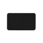 Tapis rectangle 45 x 75 cm anti-poussiere grattoir odin Noir