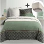 Pack parure de couette 220x240 cm 100% percale Belor + drap housse 140x190 cm Lin