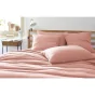 Taie d'oreiller gaze de coton 50 x 70 cm gaïa chic rose pêche Rose