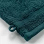2 gants de toilette 15 x 21 cm eponge unie elegance Bleu