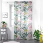 Voilage a oeillets 140 x 240 cm voile sablé imprimé Assana Rose