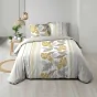 Housse de couette 240 x 220 cm coton 57 fils + 2 taies Moana