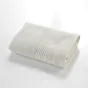 Serviette de toilette 50 x 90 cm eponge unie tendresse Lin