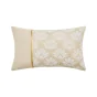 Coussin dehoussable compresse 30 x 50 cm coton/polyester imprime metal. majestia Sans