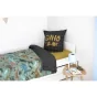 Housse de couette 140 x 200 cm+ 1 taie 100% coton Ttrias