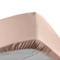 Drap housse 1 personne 90 x 190 cm percale uni 78 fils percaline Nude