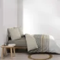 Pack parure de couette 220 x 240 cm Sybille + drap housse (140) Beige