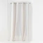 Panneau a oeillets 140 x 240 cm voile sable jacquard estella Sans