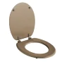 Abatt. wc charnieres plastique 18 pouces mdf uni vitamine sdb Taupe